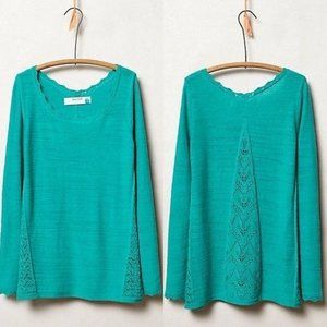 Anthro | Sparrow Godet Swing Sweater M